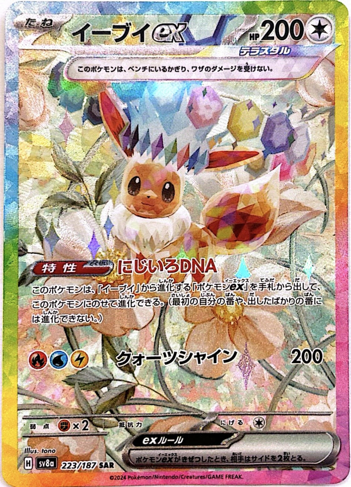 Eevee Ex - Terastal Festival - 223/187 - NM