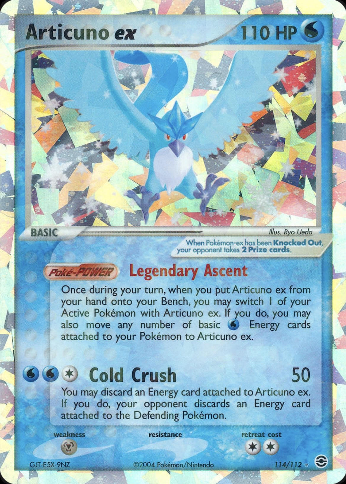 Articuno EX - 114/122 - Fire Red Leaf Green - MP