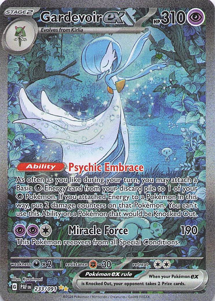 Gardevoir Ex - Paldean Fates - 233/091 - NM
