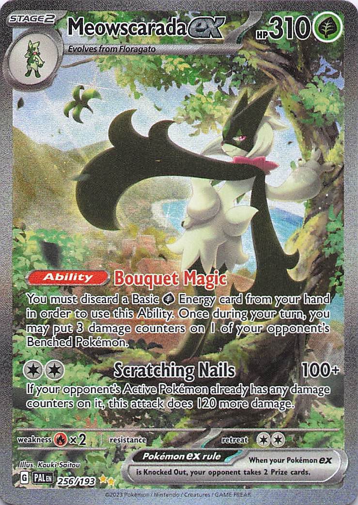 Meowscarada Ex - 256/193 - Paldea Evolved - NM