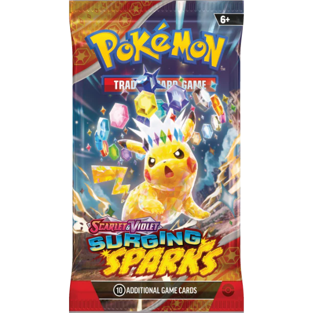 3 x Surging Sparks Booster Pack