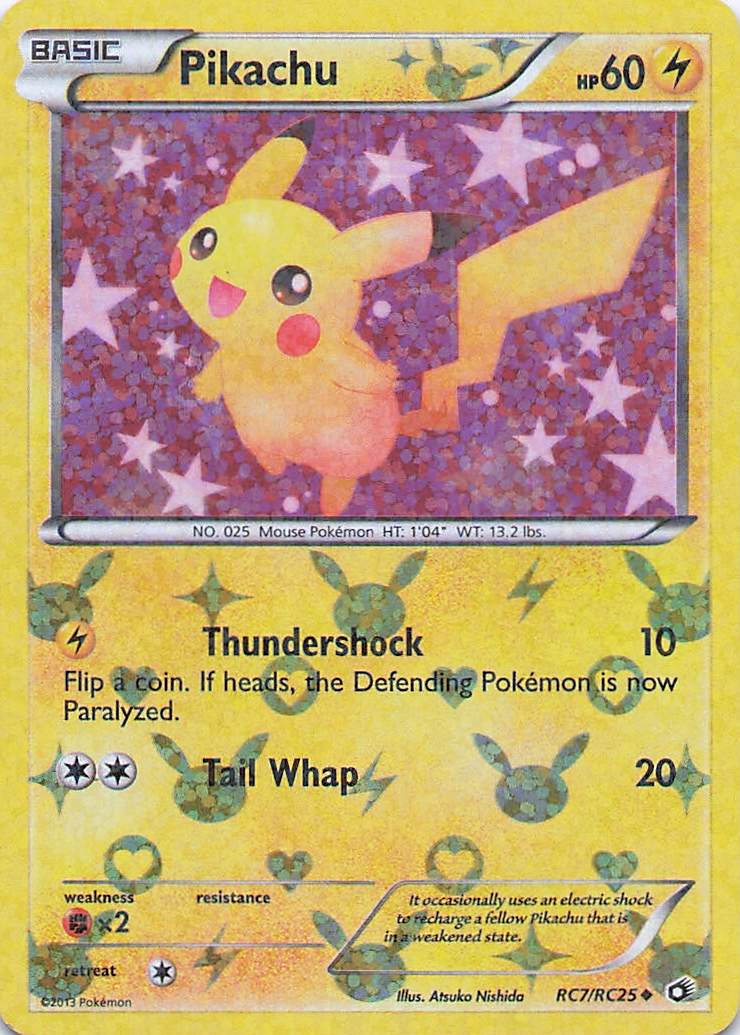 Pikachu - RC7/RC25 - LP - Radiant Collection