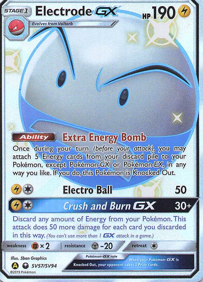 Electrode GX - Hidden Fates - SV57/SV94 - NM