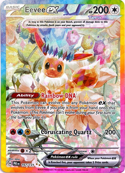 Eevee Ex - Prismatic Evolutions - 167/131 - NM