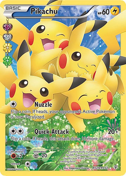 Pikachu RC29 - Near Mint - Generations