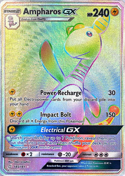 Ampharos GX - 185/181 - Team Up - VLP