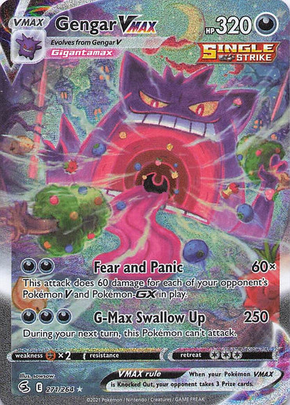 Gengar Vmax - Fusion Strike - 271/264 - NM