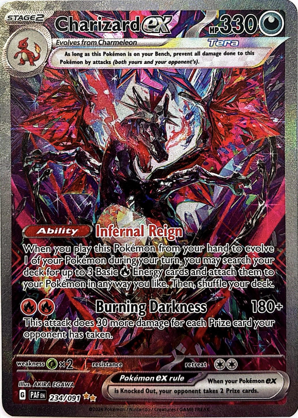 Charizard Ex - Paldean Fates - NM