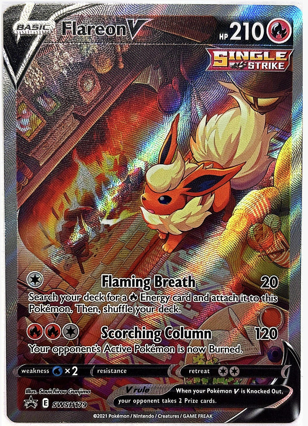 Flareon V - SWSH179 - NM