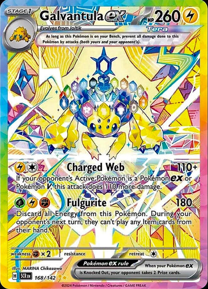 Galvantula Ex - Stellar Crown - 168/142 - NM