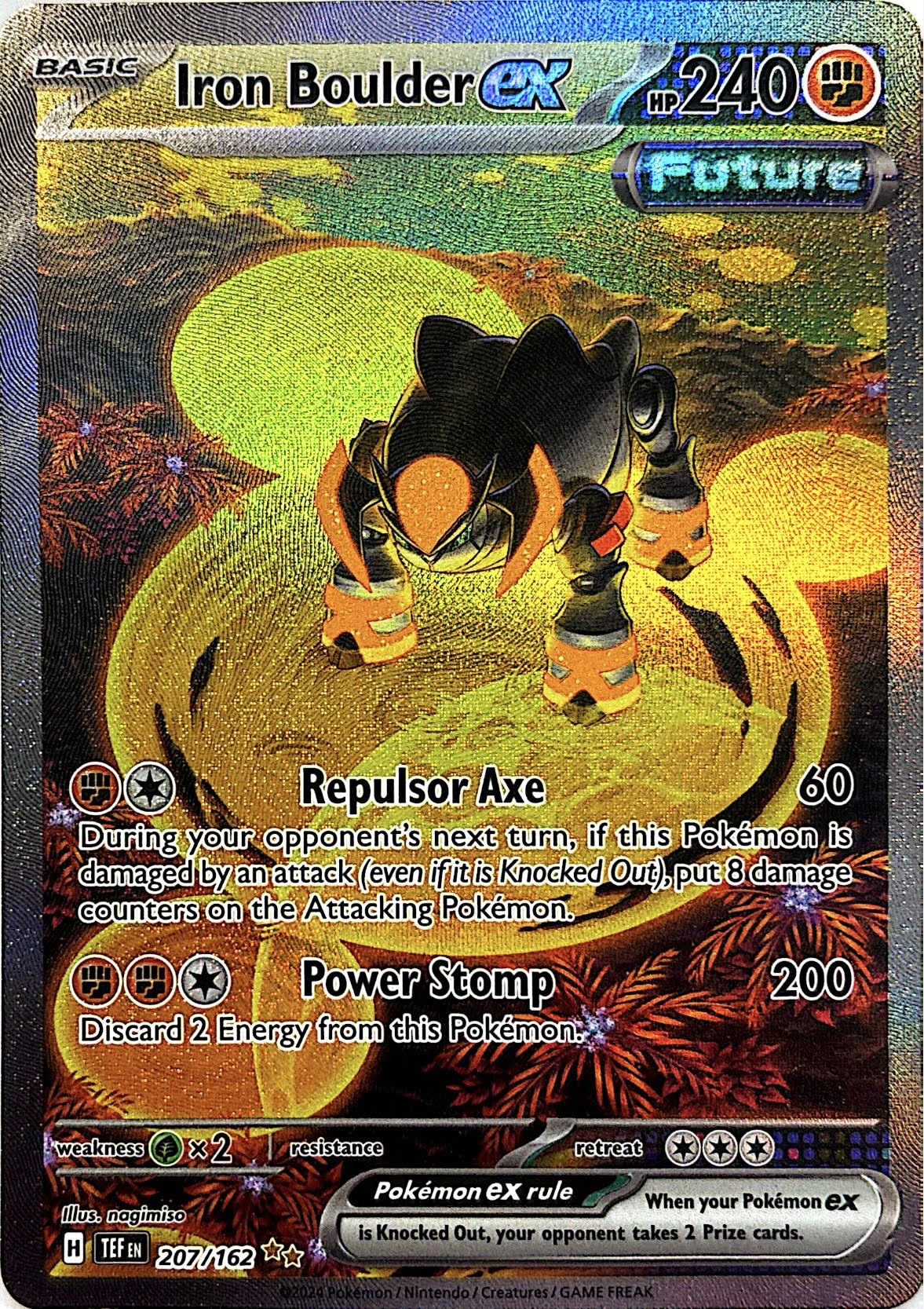 Iron Boulder EX - Temporal Forces - 207/162 - NM