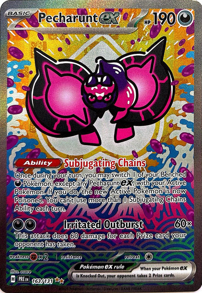 Pecharunt Ex - Prismatic Evolutions - 163/131 - NM