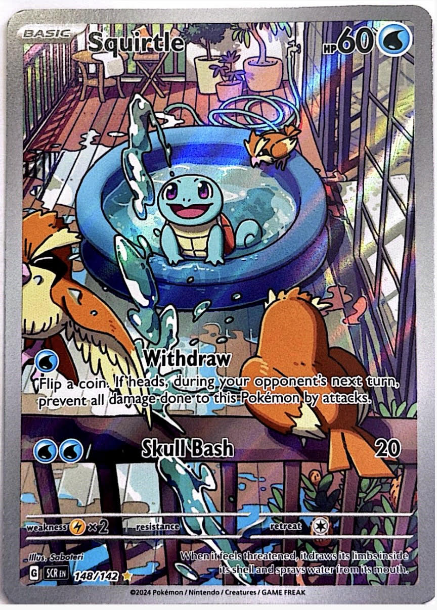 Squirtle - Stellar Crown - 148/142 - NM
