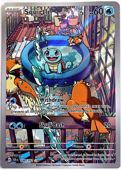 Squirtle - Stellar Crown - 148/142 - NM