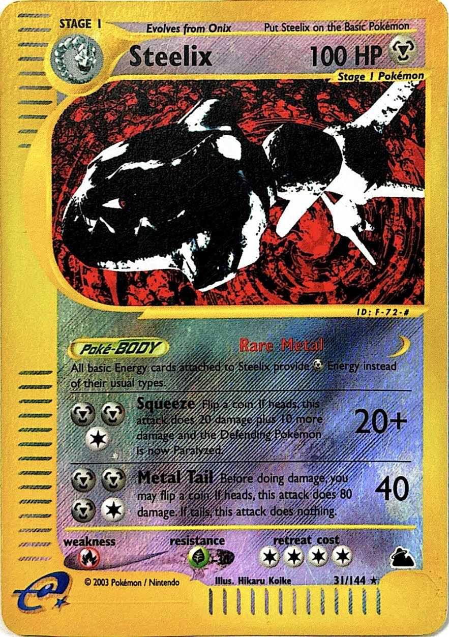 Steelix - Reverse Holo - Skyridge - 31/144 -LP