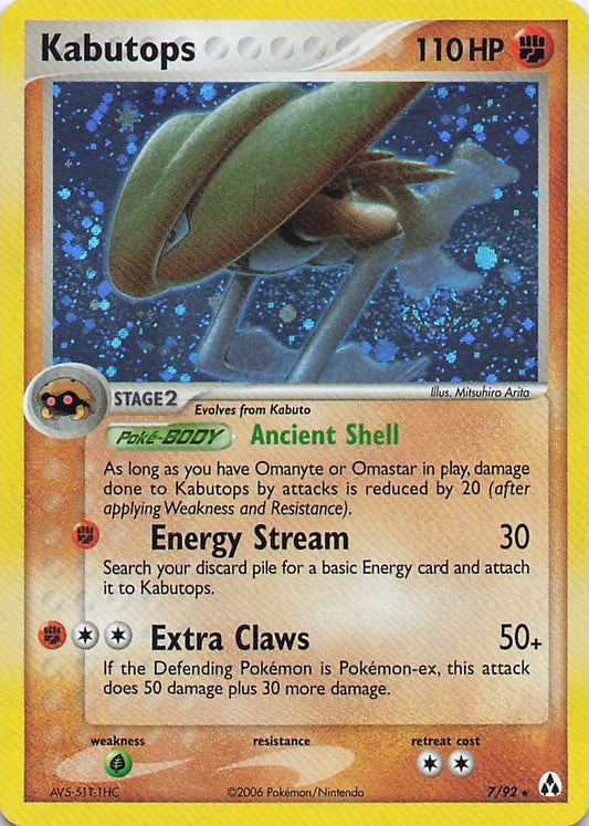 Kabutops - Legend Maker - 7/92 - Holo - NM