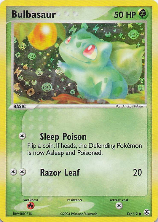 Bulbasaur - Fire Red Leaf Green - Holo -  54/112 - LP