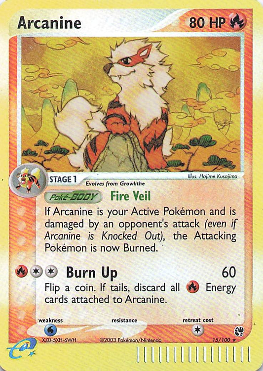 Arcanine - Sandstorm - 15/100 - LP